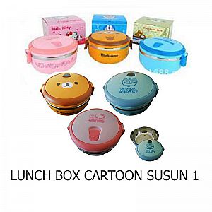 Lunch Box Cartoon Susun 1 Rantang Susun 1 Karakter Motif Kartun Tempat Wadah Bekal Makanan &ndash; A210