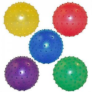 Mainan Bola Karet Duri Rubber Ball Terapi Jari Tangan Empuk Aneka Warna – A216 