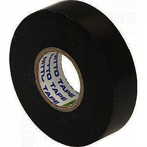 NITTO Isolasi Listrik Original Tape Hitam PVC Kabel Nito 3/4” 25 M Asli Ori – A223 
