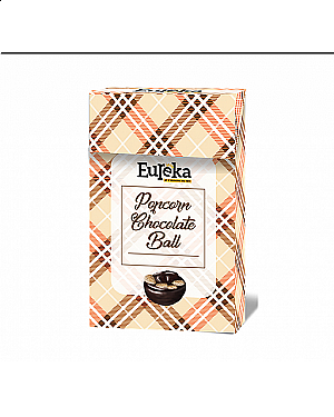 Eureka Popcorn Chocolate Ball Box Snack Impor Malaysia ORI Rasa Coklat Bola – A226