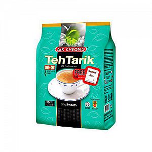 AIK CHEONG Teh Tarik Milk Tea Beverage One + One Biru Muda ORI Malaysia – A234C