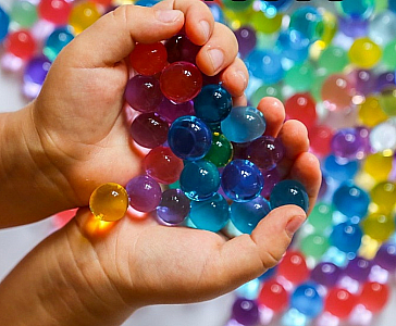 Magic Growing Water Bead Kids Mainan Jelly Mengembang di Air Bola Kembang Warna – A256