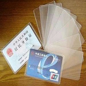Plastik Pelindung ATM KTP Kartu Pelajar SIM Kredit Member Cover Pelindung Plastic Card Holder Protec