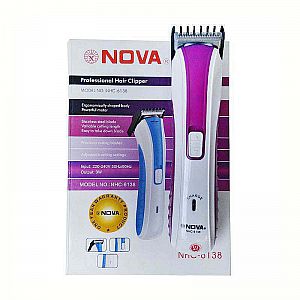 Alat Cukur NOVA NHC 6318 Hair Clipper Potong Rambut Re Charge Kumis Jenggot Elektrik Otomatis - A301