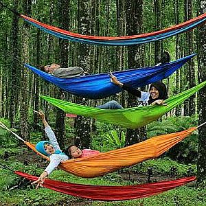 Hammock Ayunan Gantung Tidur Santai Camping Kemah Outdoor Kebun Pantai Gunung Beach &ndash; 960