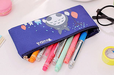 Tempat Pensil Totoro Pencil Case My Neighbor Kotak Pensil Tepak Pulpen Pen – A329