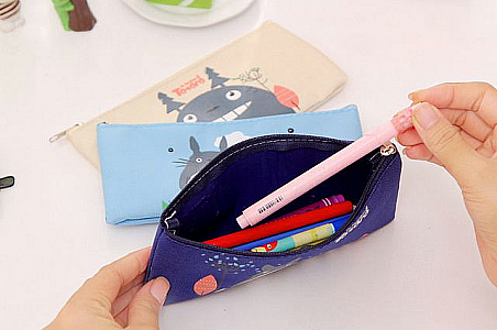 Tempat Pensil Totoro Pencil Case My Neighbor Kotak Pensil Tepak Pulpen Pen – A329