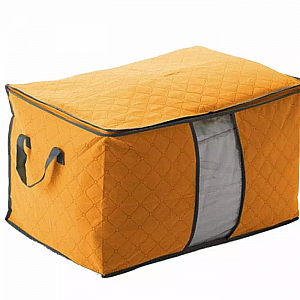 Bamboo Storage Box Clothing Storage Bag Fiber Tempat Simpan Pakaian Selimut – A352
