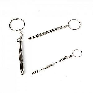 Gantungan Kunci Obeng Mini Screwdriver Keychain 4 in 1 Mini Stainless – A355