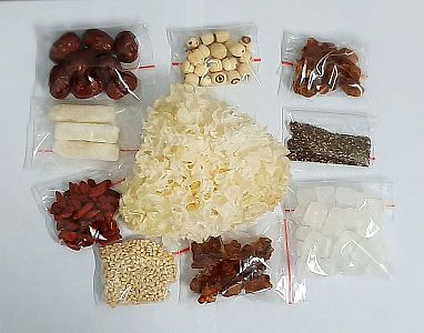 Peach Gum Dessert (PAKET Tinggal Masak) 250 Gr Fresh Homemade Set – A368