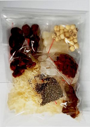 Peach Gum Dessert (PAKET Tinggal Masak) 250 Gr Fresh Homemade Set – A368