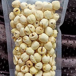 White Lotus Seed Biji Teratai Lianzi Lianzhi 10 Gr Kemasan Packing Plastik 10 Gram – A372