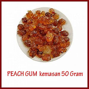 Peach Gum Grade AA A+ Mutiara Dessert Kualitas Super 50 Gram Kolagen Healthy Collagen – A383
