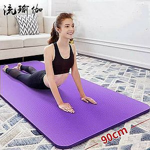 Matras Yoga Karpet Pilates Mat Anti Slip Licin Alat Olahraga Lipat Warna – A416