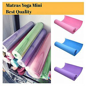 Matras Yoga Karpet Pilates Mat Anti Slip Licin Alat Olahraga Lipat Warna – A416