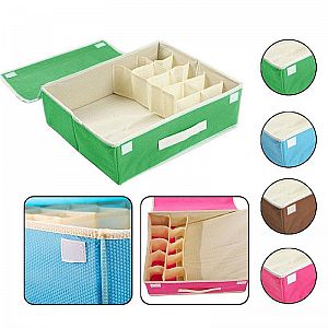 Underwear Box Storage 15 + 1 Foldable Organizer Celana Dalam Bra Kaos Kaki Dasi – A438