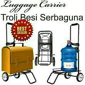 Luggage Carrier Trolley Lipat Besi Bantu Pengangkat Barang Dorong Roda Galon Aqua – A452