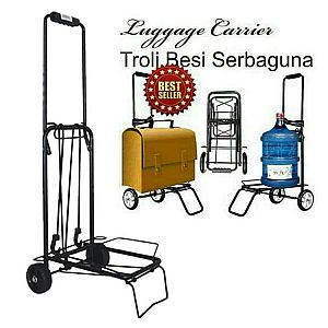 Luggage Carrier Trolley Lipat Besi Bantu Pengangkat Barang Dorong Roda Galon Aqua – A452